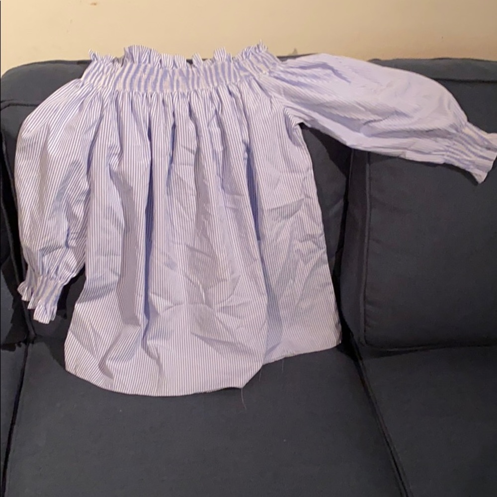 off the shoulder shirt